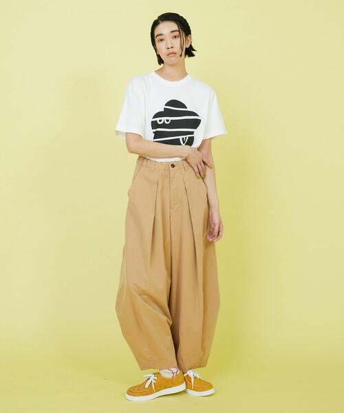 FRAPBOIS（フラボア）の「パークマークT（Tシャツ/カットソー・レディース・ブラック/エメラルド/ネイビー/イエロー/ホワイト・2/1）」の11枚目の写真