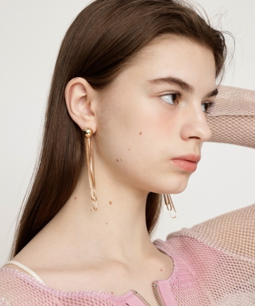 セール】TRIPLE CHAIN P/EARRING トリプル チェーン ピアス（ピアス