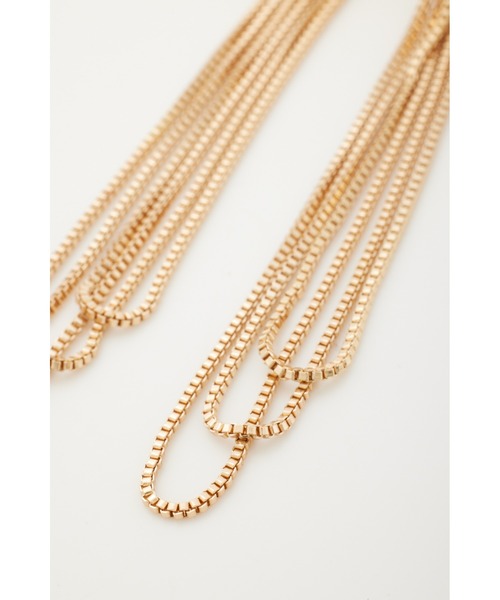 SLY(スライ)の「TRIPLE CHAIN P/EARRING トリプル チェーン ピアス(ピアス(両耳用)・レディース・ゴールド/シルバー・FREE)」の16枚目の写真