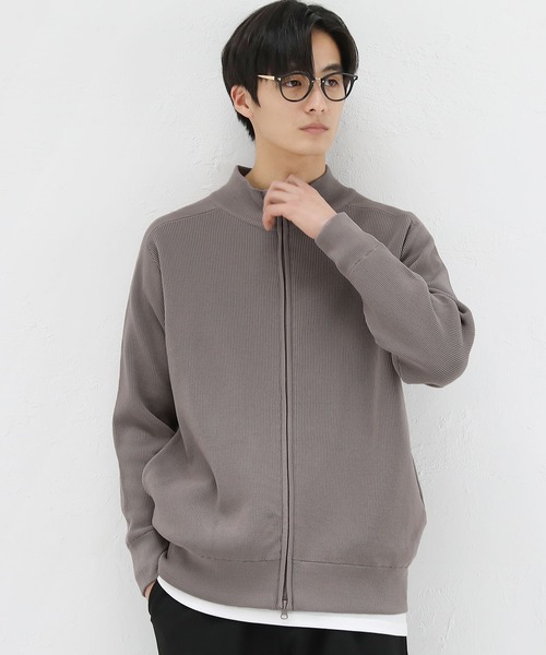 LIL VENDARS（リルヴェンダース）の「4wayストレッチドライバーズニット（ニット/セーター・メンズ・ブラック/ブルーグレー/グレイッシュベージュ/グレー/チャコール・L/M/S/XL）」の21枚目の写真