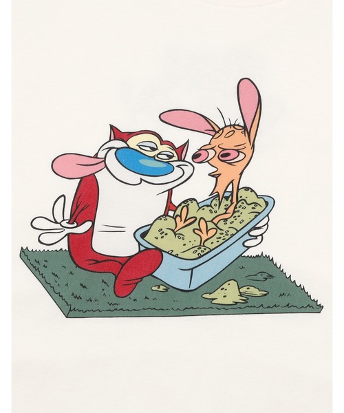 【セール】『Little sunny bite』Ren & Stimpy tee（Tシャツ/カットソー）｜Little sunny bite（リトルサニーバイト） loanandbanking.com