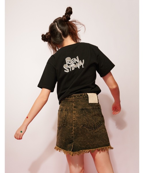 【セール】『Little sunny bite』Ren & Stimpy tee（Tシャツ/カットソー）｜Little sunny bite（リトルサニーバイト） loanandbanking.com