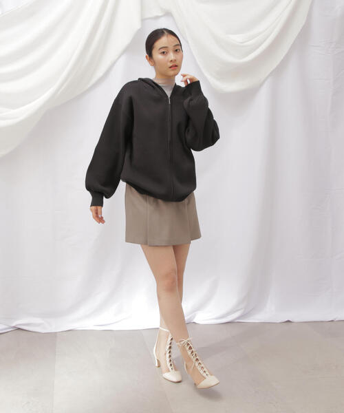 JILL by JILL STUART(ジルバイジルスチュアート)の「◇ニットフーディーパーカー(ニット/セーター・レディース・グレー系その他/ベージュ・FREE)」の10枚目の写真