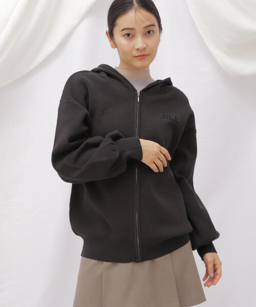 JILL by JILL STUART(ジルバイジルスチュアート)の「◇ニットフーディーパーカー(ニット/セーター・レディース・グレー系その他/ベージュ・FREE)」の12枚目の写真