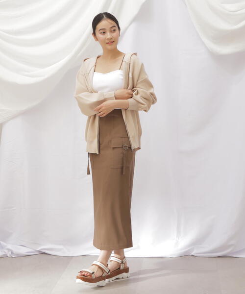 JILL by JILL STUART(ジルバイジルスチュアート)の「◇ニットフーディーパーカー(ニット/セーター・レディース・グレー系その他/ベージュ・FREE)」の17枚目の写真