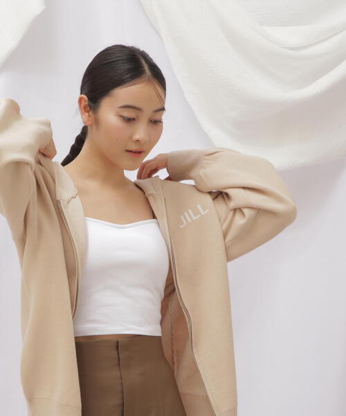 JILL by JILL STUART(ジルバイジルスチュアート)の「◇ニットフーディーパーカー(ニット/セーター・レディース・グレー系その他/ベージュ・FREE)」の21枚目の写真