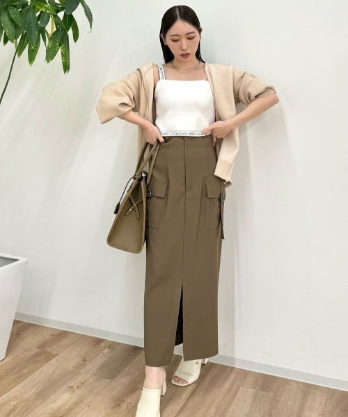 JILL by JILL STUART(ジルバイジルスチュアート)の「◇ニットフーディーパーカー(ニット/セーター・レディース・グレー系その他/ベージュ・FREE)」の4枚目の写真