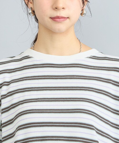 coen(コーエン)の「ハニカムロングスリーブTシャツ(Tシャツ/カットソー・レディース・その他1/その他2/ナチュラル/ブラック・M/L)」の19枚目の写真