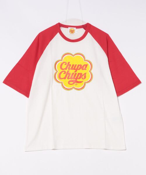 ＪＵＧＬＡＮＳ（ユグランス）の「【Chupa Chups】ロゴラグランTEE/チュッパチャプス/Tシャツ（Tシャツ/カットソー・メンズ・レッド/グリーン/ブラック・L/M）」の3枚目の写真