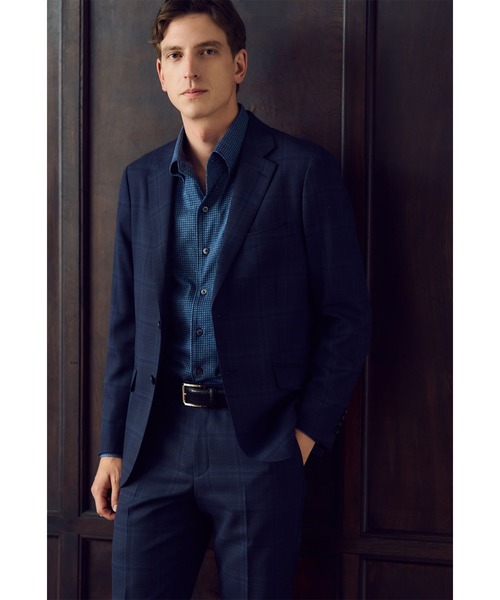 MEN'S BIGI（メンズビギ）の「【ACTIVE TAILOR】ホップサックチェックジャケット（テーラードジャケット・メンズ・ネイビー/グレー・01/02/03/04）」の3枚目の写真