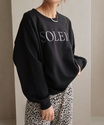 Social GIRL | SOLEIL刺繍トレーナー(スウェット)