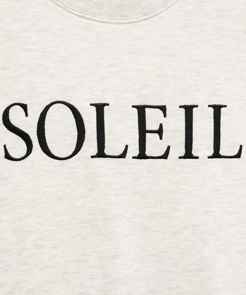 Social GIRL（ソーシャルガール）の「SOLEIL刺繍トレーナー（スウェット・レディース・ブラック/オートミール・FREE）」の22枚目の写真