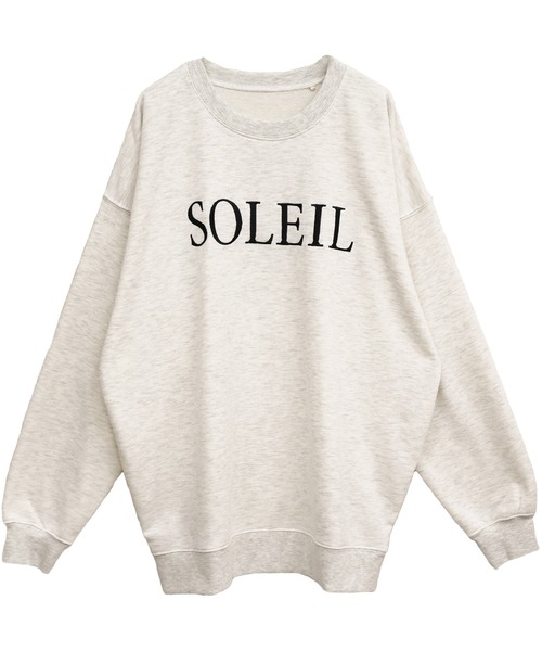 Social GIRL（ソーシャルガール）の「SOLEIL刺繍トレーナー（スウェット・レディース・ブラック/オートミール・FREE）」の21枚目の写真