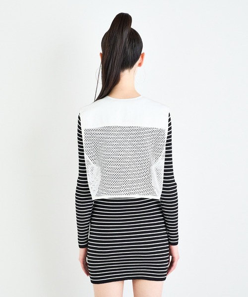 ANNA SUI NYC（アナ スイ エヌ ワイ シー）の「ANNA SUI NYC ショートフィッシングベスト（ベスト・レディース・ブラック/ホワイト/ベージュ・FREE）」の10枚目の写真