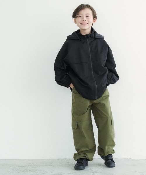 coca(coca)(コカ)の「キッズ パラシュートカーゴパンツ(カーゴパンツ・キッズ・ブラック/アイボリー/ピンク/カーキ・130/120/110/140)」の4枚目の写真