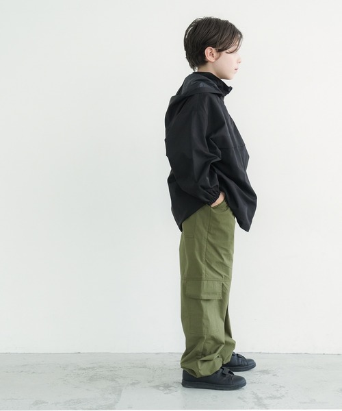 coca(coca)(コカ)の「キッズ パラシュートカーゴパンツ(カーゴパンツ・キッズ・ブラック/アイボリー/ピンク/カーキ・130/120/110/140)」の11枚目の写真