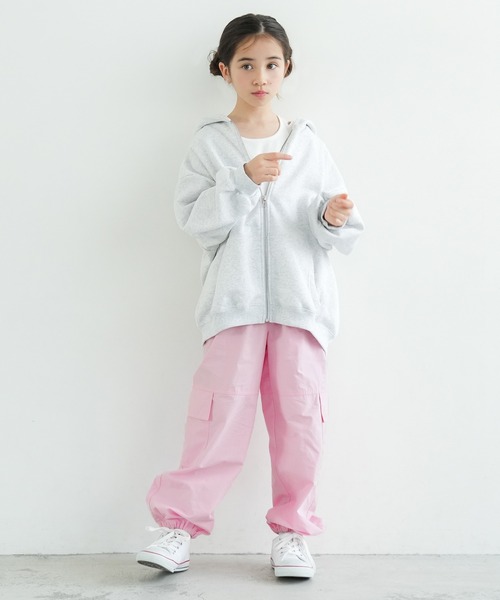 coca(coca)(コカ)の「キッズ パラシュートカーゴパンツ(カーゴパンツ・キッズ・ブラック/アイボリー/ピンク/カーキ・130/120/110/140)」の12枚目の写真