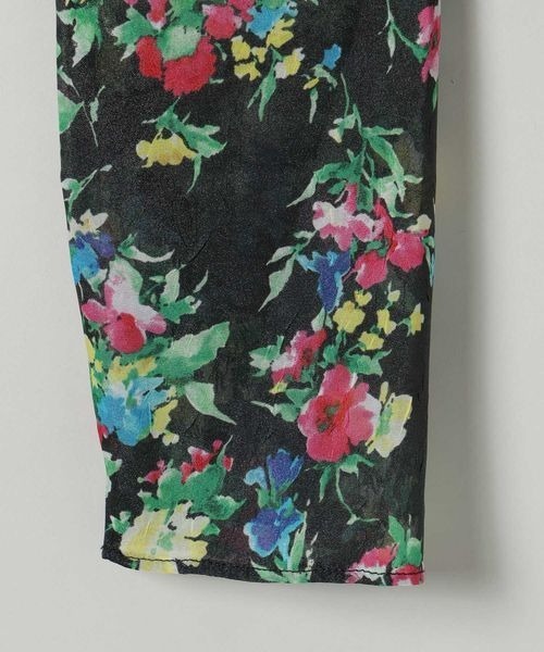 JEANASIS(ジーナシス)の「2WAYギャザードロストブラウス/110892(シャツ/ブラウス・レディース・ホワイト/ブラック/グレー/ブラック系その他・FREE)」の9枚目の写真