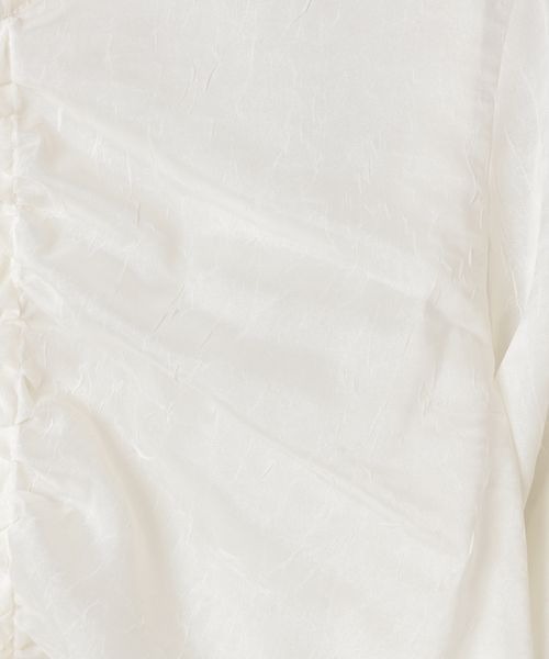 JEANASIS(ジーナシス)の「2WAYギャザードロストブラウス/110892(シャツ/ブラウス・レディース・ホワイト/ブラック/グレー/ブラック系その他・FREE)」の13枚目の写真