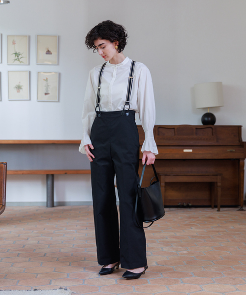 Rouge vif（ルージュヴィフ）の「【一部店舗限定】スリーブプリーツブラウス（シャツ/ブラウス・レディース・サックスブルー/ネイビー/ホワイト・フリー）」の14枚目の写真