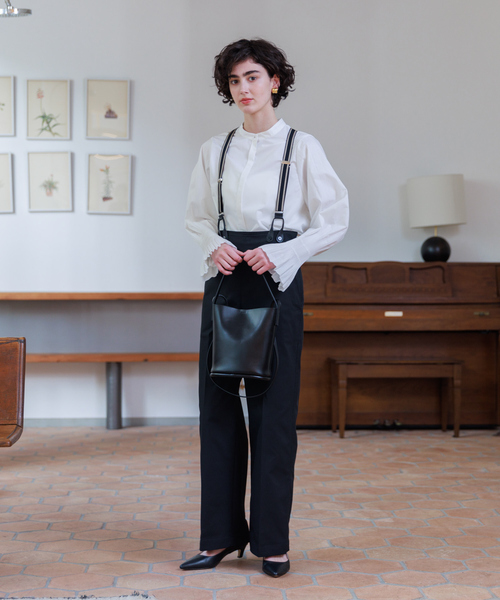 Rouge vif（ルージュヴィフ）の「【一部店舗限定】スリーブプリーツブラウス（シャツ/ブラウス・レディース・サックスブルー/ネイビー/ホワイト・フリー）」の15枚目の写真