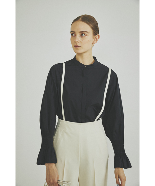 Rouge vif（ルージュヴィフ）の「【一部店舗限定】スリーブプリーツブラウス（シャツ/ブラウス・レディース・サックスブルー/ネイビー/ホワイト・フリー）」の16枚目の写真