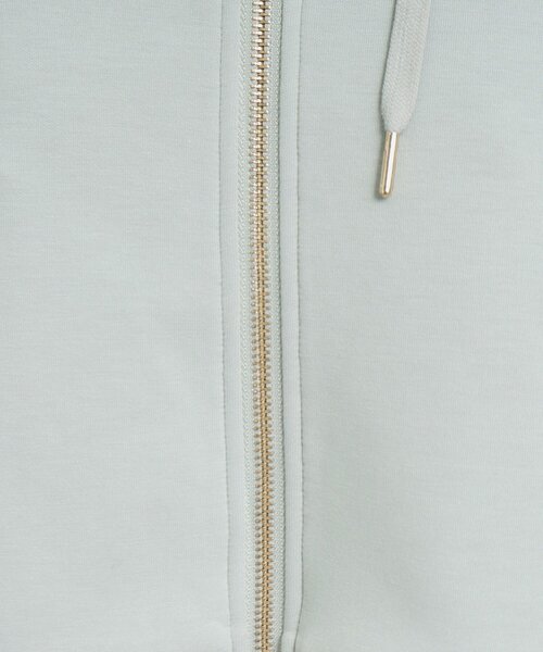 ITS'DEMO（イッツデモ）の「◆【シルエットきれい／フェミニン派にもおすすめ／サステナブル／リサイクルポリエステル使用】ダンボールパーカー（パーカー・レディース・ホワイト/グリーン系/ベビーピンク/ナチュラル・00）」の12枚目の写真