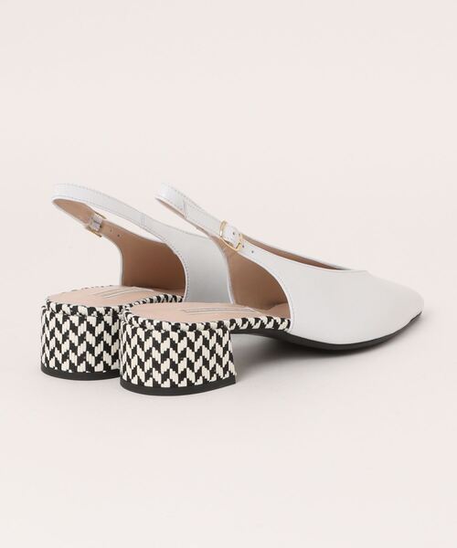 inter-chaussures(インターショシュール)の「【INTER-CHAUSSURES】ポインテッドトウVカットバックバンド(I41302)(パンプス・レディース・ブラック系その他/ホワイト系その他・36/37/38/39/35)」の10枚目の写真