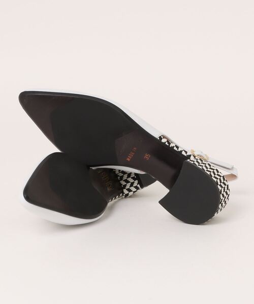 inter-chaussures(インターショシュール)の「【INTER-CHAUSSURES】ポインテッドトウVカットバックバンド(I41302)(パンプス・レディース・ブラック系その他/ホワイト系その他・36/37/38/39/35)」の11枚目の写真