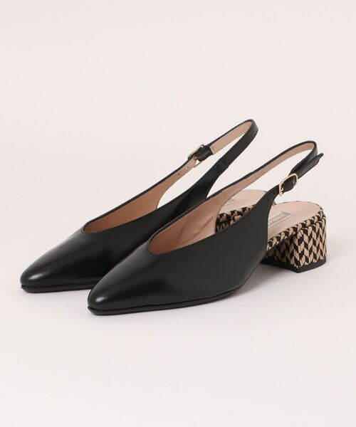 inter-chaussures(インターショシュール)の「【INTER-CHAUSSURES】ポインテッドトウVカットバックバンド(I41302)(パンプス・レディース・ブラック系その他/ホワイト系その他・36/37/38/39/35)」の9枚目の写真
