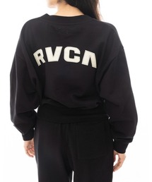 RVCA | RVCA レディース V NECK SWEAT TOP トレーナー 【2024年春夏モデル】/ルーカバックロゴスウェット(スウェット)