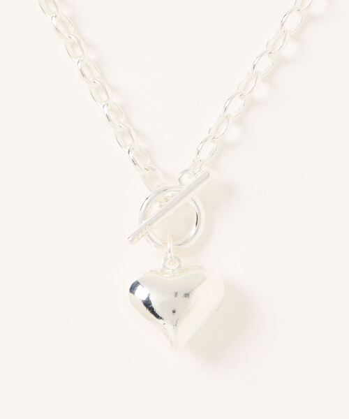 HALEY PESCA（ヘーリーペスカ）の「HALEY PESCA/メタルハート　マンテルチェーンネックレス（ネックレス・レディース・シルバー・FREE）」の4枚目の写真