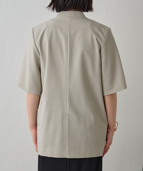 極美品◎コラージュガリャルダガランテ　ハーフスリーブメッシュジャケット　25ss 極美品◎コラージュガリャルダガランテ ハーフスリーブメッシュ