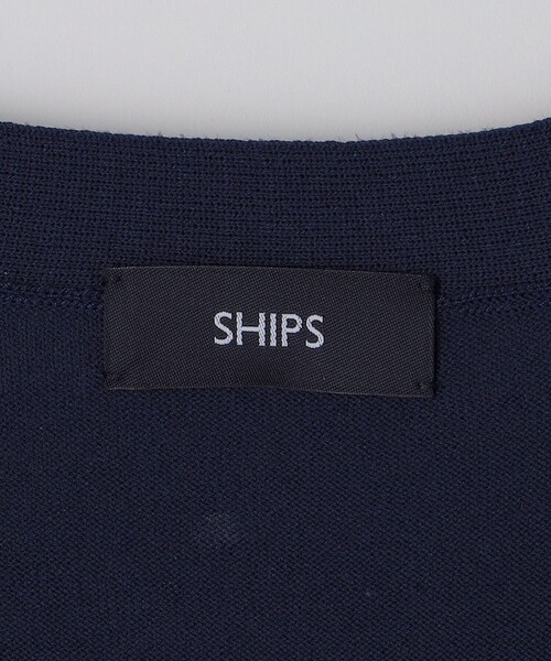 SHIPS（シップス）の「SHIPS: 〈手洗い可能〉14ゲージ TEXBRID(R) リネン カーディガン（カーディガン/ボレロ・メンズ・ブルー/ブラック/オレンジ・SMALL/MEDIUM/LARGE/X-LARGE）」の18枚目の写真