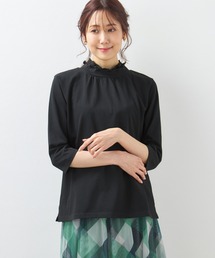レースシャーリングプルオーバー