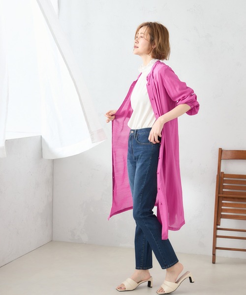 Petit Honfleur(プチオンフルール)の「レースシャーリングプルオーバー(Tシャツ/カットソー・レディース・イエロー/アイボリー/ブラック・M/L)」の16枚目の写真