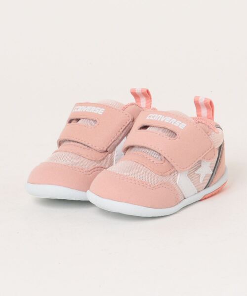 CONVERSE（コンバース）の「converse コンバース MINI RS 2 ファーストシューズ ベビースニーカー(ミニRS2) 7SD950（スニーカー・キッズ・ネイビー/ピンク・12.5cm/13.0cm/13.5cm/14.0cm/12cm）」の2枚目の写真