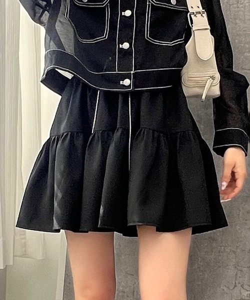 セール】ティアードミニスカート（スカート）｜Figments（フィグメンツ  