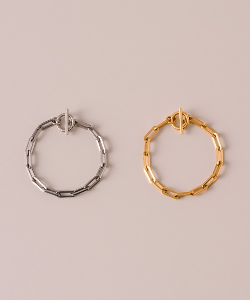 muku（ムク）の「金属アレルギー対応　2wayマンテルチェーンブレスレット/サージカルステンレス/316L（ブレスレット・レディース・シルバー/ゴールド・FREE）」の14枚目の写真