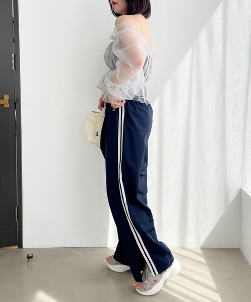 Heather（ヘザー）の「サイドライントラックパンツ 113133（その他