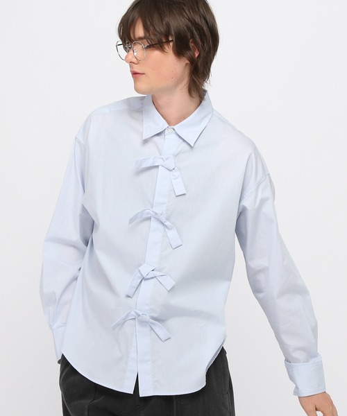 【セール】3.3 Field Trip／front ribbon shirts フロントリボンシャツ 2119336（シャツ/ブラウス）｜3.3 Field Trip （3.3フィールドトリップ）