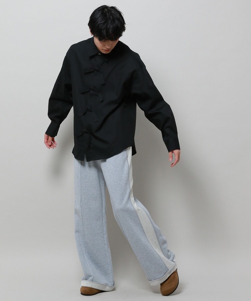 【セール】3.3 Field Trip／front ribbon shirts フロントリボンシャツ 2119336（シャツ/ブラウス）｜3.3 Field Trip （3.3フィールドトリップ）