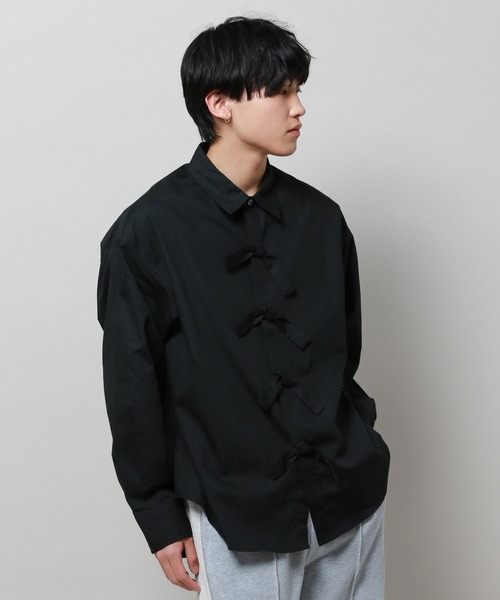 【セール】3.3 Field Trip／front ribbon shirts フロントリボンシャツ 2119336（シャツ/ブラウス）｜3.3 Field Trip （3.3フィールドトリップ）