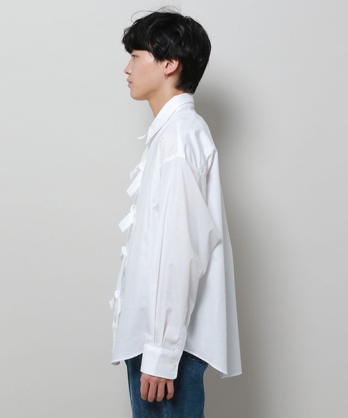 【セール】3.3 Field Trip／front ribbon shirts フロントリボンシャツ 2119336（シャツ/ブラウス）｜3.3 Field Trip （3.3フィールドトリップ）