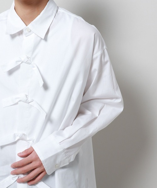 【セール】3.3 Field Trip／front ribbon shirts フロントリボンシャツ 2119336（シャツ/ブラウス）｜3.3 Field Trip （3.3フィールドトリップ）