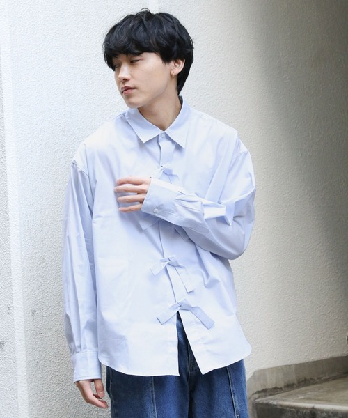 【セール】3.3 Field Trip／front ribbon shirts フロントリボンシャツ 2119336（シャツ/ブラウス）｜3.3 Field Trip （3.3フィールドトリップ）