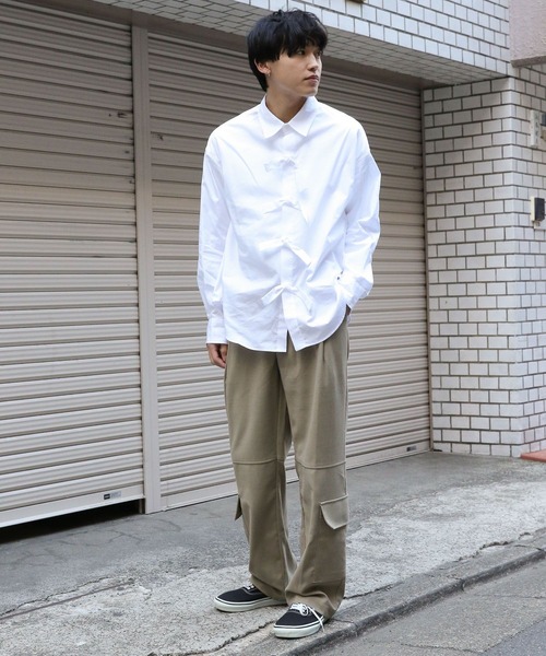 【セール】3.3 Field Trip／front ribbon shirts フロントリボンシャツ 2119336（シャツ/ブラウス）｜3.3 Field Trip （3.3フィールドトリップ）