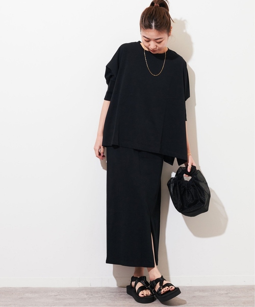 JOURNAL STANDARD relume（ジャーナルスタンダード　レリューム）の「《追加》MVSコットンワイドプルオーバー（Tシャツ/カットソー・レディース・マスタード/ライトグレー/ブラック/グレー・FREE）」の11枚目の写真