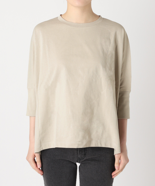 JOURNAL STANDARD relume（ジャーナルスタンダード　レリューム）の「《追加》MVSコットンワイドプルオーバー（Tシャツ/カットソー・レディース・マスタード/ライトグレー/ブラック/グレー・FREE）」の8枚目の写真