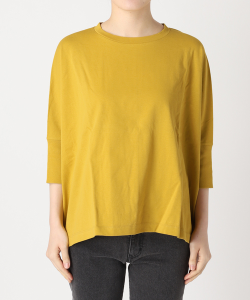 JOURNAL STANDARD relume（ジャーナルスタンダード　レリューム）の「《追加》MVSコットンワイドプルオーバー（Tシャツ/カットソー・レディース・マスタード/ライトグレー/ブラック/グレー・FREE）」の9枚目の写真